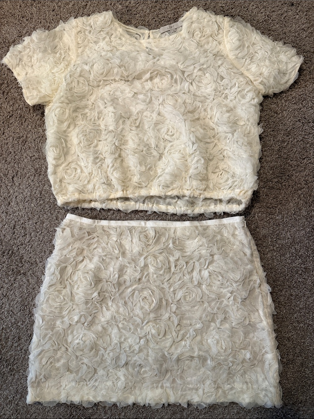 Loft Textured Floral Matching Set